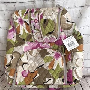 Vera Bradley Portobello print NWT Double Zip Backpack